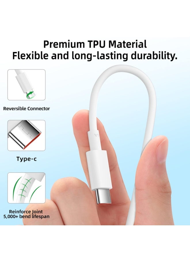 2Packs USB C Charge Cable for Redmi Note 15/Note 14/Note 13/Note 12/Note 12 Pro/Note 11/Note 10, 120W 3A Fast Charging Type C Cable for Xiaomi 15 14T 14Ultra 13R 12 12T Pro 11T Pro 11T 12 Pro 13 Pro Pad 8 7 6 5 POCO M5 M6 M7 - Image 2
